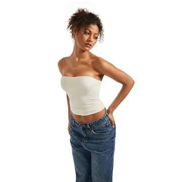 SUUKSESS Women Sexy Tube Top for Summer Style
