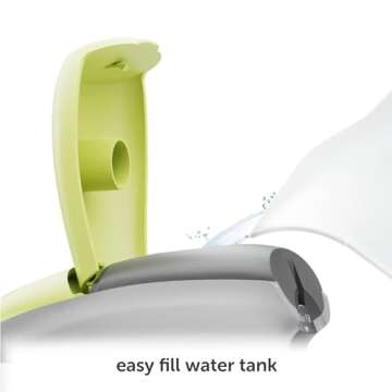 Oliso M3Pro Project Steam Iron with Solemate - for Sewing, Quilting, Crafting, and Travel | 1000 Watt Ceramic Soleplate Steam Iron | Pistachio