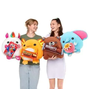 ZURU Snackles (Mentos Hippo Super Sized 14 inch Plush by ZURU, Ultra Soft Plush, Collectible Plush with Real Licensed Brands, Stuffed Animal