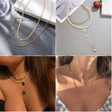 CONGYING 34 PCS Gold Jewelry Set for Any Occasion