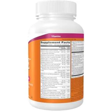 NOW Foods Supplements, Eve™ Women's Multivitamin - Cranberry, CoQ10 & Superfruits 180 Tablets