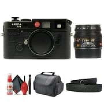 Leica M6 Rangefinder 35mm Fully Mechanical Operation Camera (10557) Summicron-M 50mm f/2 Lens + Bag ...