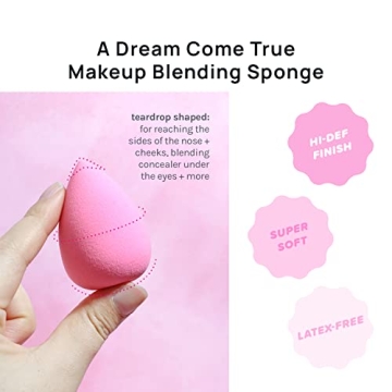 AOA Studio Latex-Free Makeup Sponge Set of 6 HD Blenders