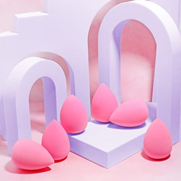 AOA Studio Latex-Free Makeup Sponge Set of 6 HD Blenders