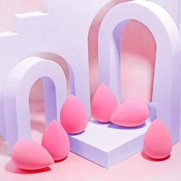 AOA Studio Latex-Free Makeup Sponge Set of 6 HD Blenders