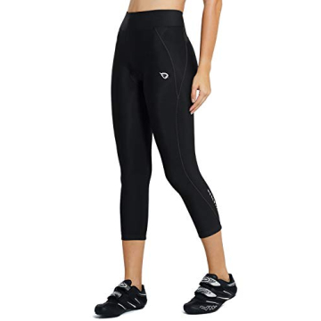 BALEAF Women's Cycling Pants with 3D Padding and Zipper
