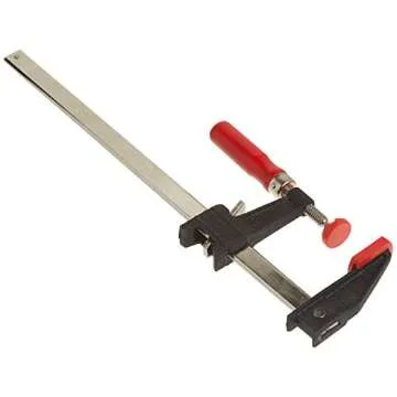 Bessey Clutch Style Bar Clamps - 12 In 600 lb - GSCC2.512- Woodworking Clamps with Ergonomic Handle,...
