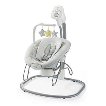 Graco Sway2Me Portable Baby Swing and Bouncer Seat with Music, Sounds, and Adjustable Settings, Wats...