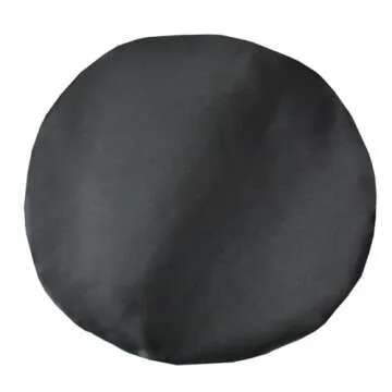 Satin Bonnets for Braids Silk Bonnet for Long Hair Covers Women XL Large Silk Hair Bonnets Sleeping Bonnets Sleep Shower Cap (Black 2 Pack)