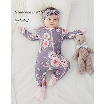 SUZEL Baby Boys Girls Footless Pajamas - Soft and Stylish Romper
