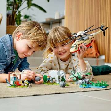 Lego City Wildlife Rescue Vet Clinic Set for Kids