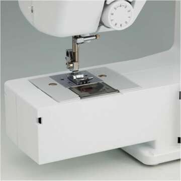 Brother SM1704 Sewing Machine, 7.6" x 17.25" x 13.8", White