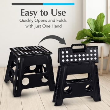 Handy Lightweight Folding Step Stool for Adults and Kids