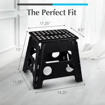 Handy Lightweight Folding Step Stool for Adults and Kids