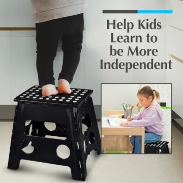 Handy Lightweight Folding Step Stool for Adults and Kids