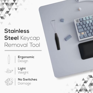 Qisan Keycap Puller Stainless Steel for Mechanical Keyboards