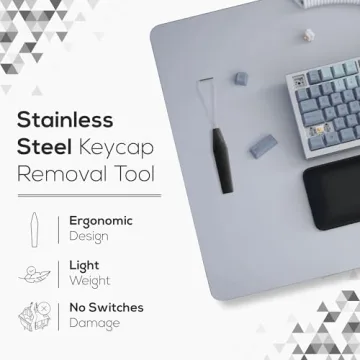 Qisan Keycap Puller Stainless Steel for Mechanical Keyboards