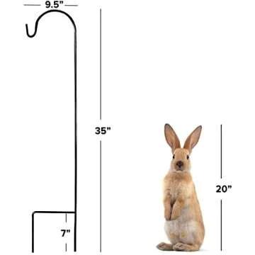 Buy Ashman Shepherd's Hooks 35 Inch 12 Pack for Outdoor Decor