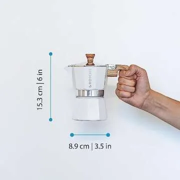 GROSCHE Milano Moka 3-Cup Espresso Coffee Maker