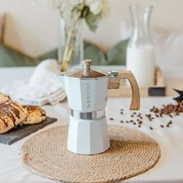 GROSCHE Milano Moka 3-Cup Espresso Coffee Maker