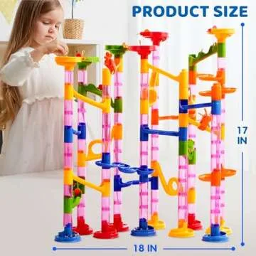 JOYIN Marble Run Premium Set for STEM Learning| 196 Pcs