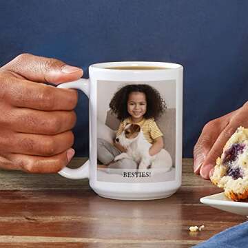 Let's Make Memories Personalized Photo Mug - Custom Coffee Mug - Your Photo - Valentines Day - Valen...