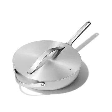 Premium Caraway 5-Ply Stainless Steel Sauté Pan - Oven Safe & Non-Toxic