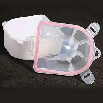 2pcs Nail Soaking Bowl Soak Off Bowl Manicure Bowl Nail Soaking Tray Soak Off Acrylic Nail Remover Dip Powder Removal Kit Nail Polish Remover Bowl Acetone Soak Off Bowl for Home Nail Salon Supplies