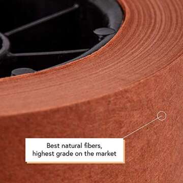 DIY CREW Pink Butcher Paper Roll - 18 Inch x 200 Feet – Food-Grade Peach Butcher Paper for Smoker, BBQ, Smoking and Wrapping Meat - Unbleached, Unwaxed and Uncoated - Made in USA