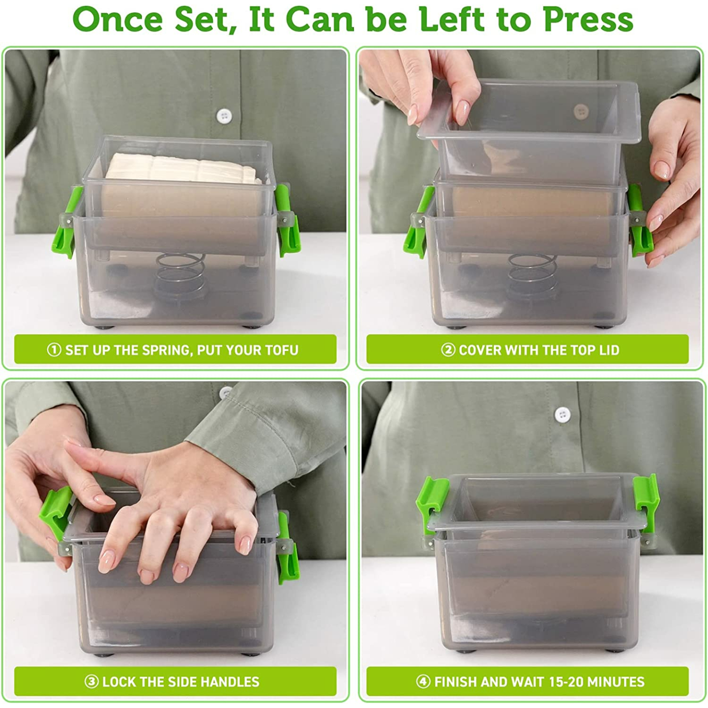 Tofu Press for Easily Removing Water - BPA Free