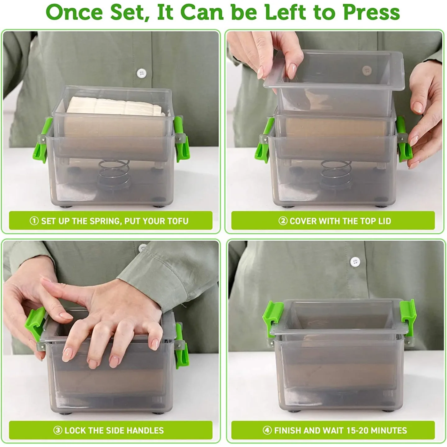 Tofu Press for Easily Removing Water - BPA Free