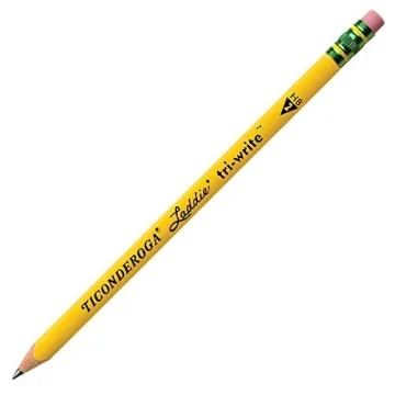 Ticonderoga Tri-Write Pencils, Ergonomic Design for All