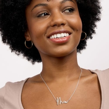 Personalized Gold Name Necklace Modern Script Custom Jewelry