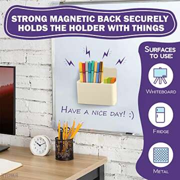 4Pcs Magnetic Holder - Organize with Style Easily