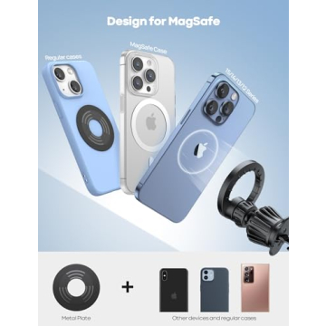 Lamicall MagSafe Car Mount with Super Strong Magnet Hold