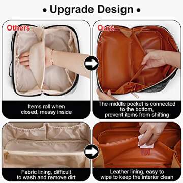 Stylish Large Capacity Travel Cosmetic Bag for Women