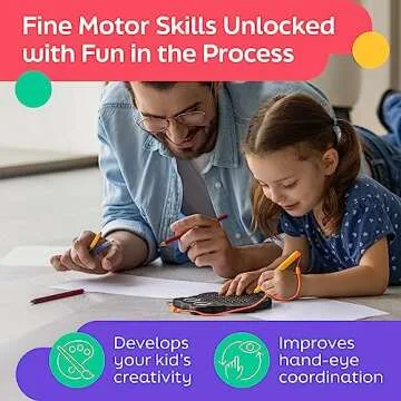 AYNAT FUN Magnetic Drawing Board for Kids & Toddlers - Portable No-Mess Toy with Beads and Stylus