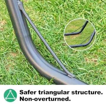 Gafete 2 Person Heavy Duty Hammock Stand, 600 lbs Capacity