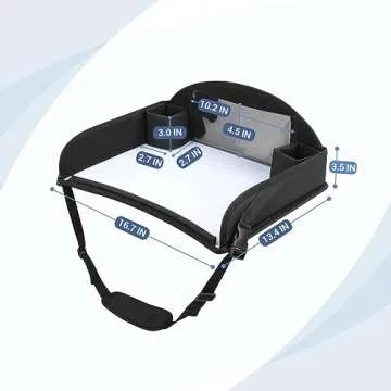 COOLBEBE Kids Travel Tray - Perfect for Road Trips & Airplanes