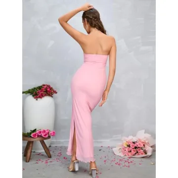 Stylish Strapless Bodycon Dress for Women
