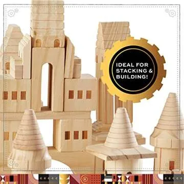 FAO Schwarz 150 Piece Castle Building Blocks for Kids