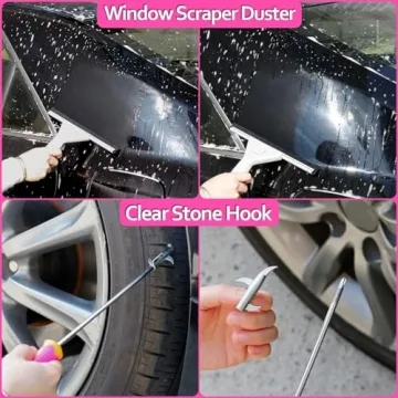 Thinkwork Pink Car Wash Kit for Women - 17pc Detailing Set