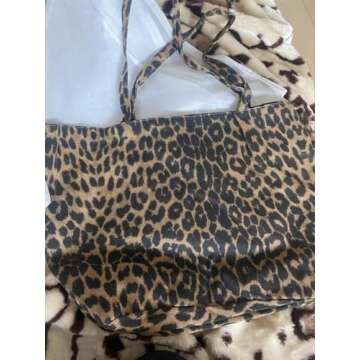 DOTITOY Leopard Print Tote Bags For Women Large-capacity Bag Single-shoulder Sag For Women Large Leopard Print Bag (Leopard Print)