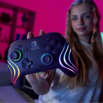 PDP Afterglow Wave Wireless Controller for Switch