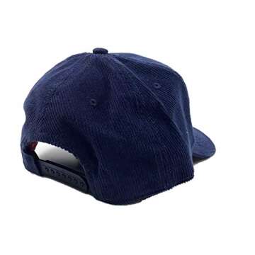 AMERICAN NEEDLE Miller Coors Printed Corduroy Adjustable Snapback Hat Navy