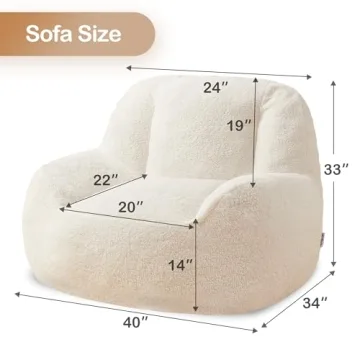 Homguava Bean Bag Sofa Comfort and Style for Everyone