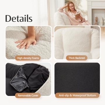 Homguava Bean Bag Sofa Comfort and Style for Everyone