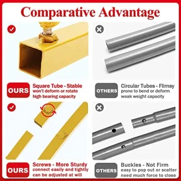 Putros Gold Metal Wedding Arch Stand 7.2FT for Events