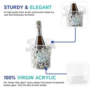 Huang Acrylic Champagne Mini Cooler (1 1/2 QT)