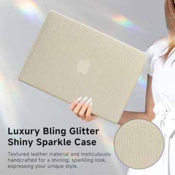 Funut Compatible with MacBook Air 13.6 inch Case 2022 2023 2024 Release M3 A3113 M2 A2681 with Touch...